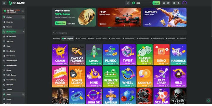 Experience Thrilling Gaming Adventures at BC.Game Online